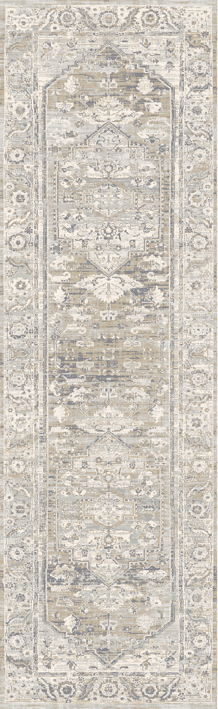 Carina 1252-918 Light Grey/Beige Area Rug