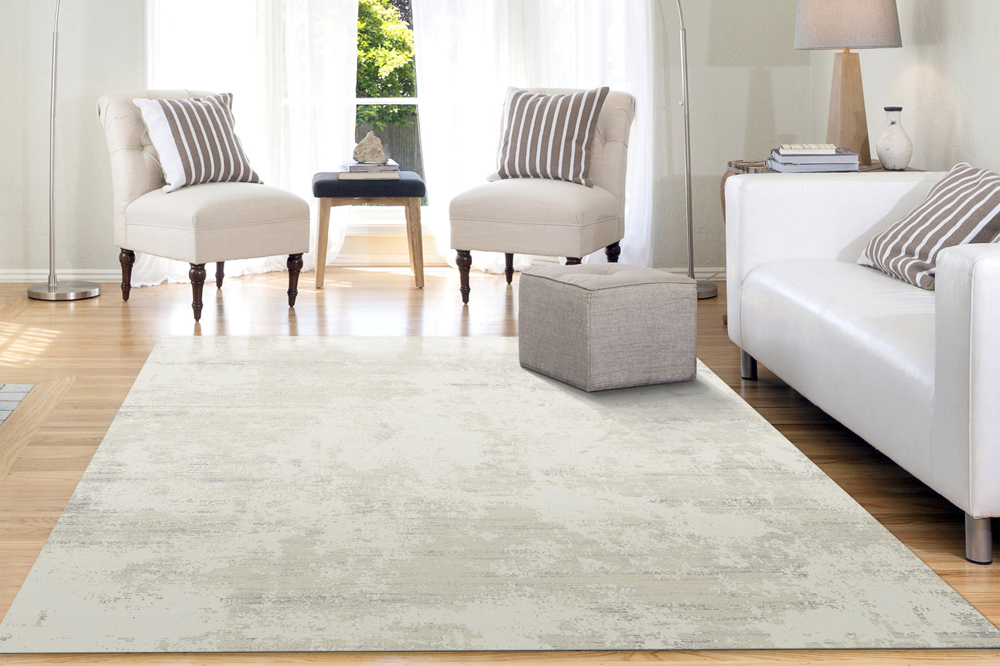 Quartz 27133-890 Beige/Grey Area Rug