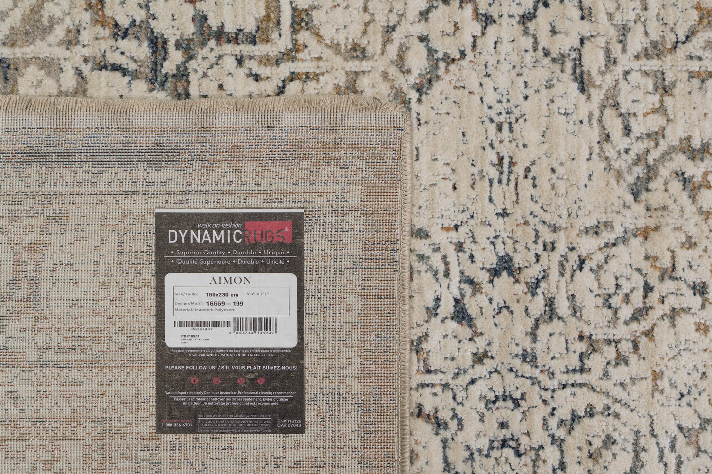 Aimon 16659-199 Ivory/Multi Area Rug