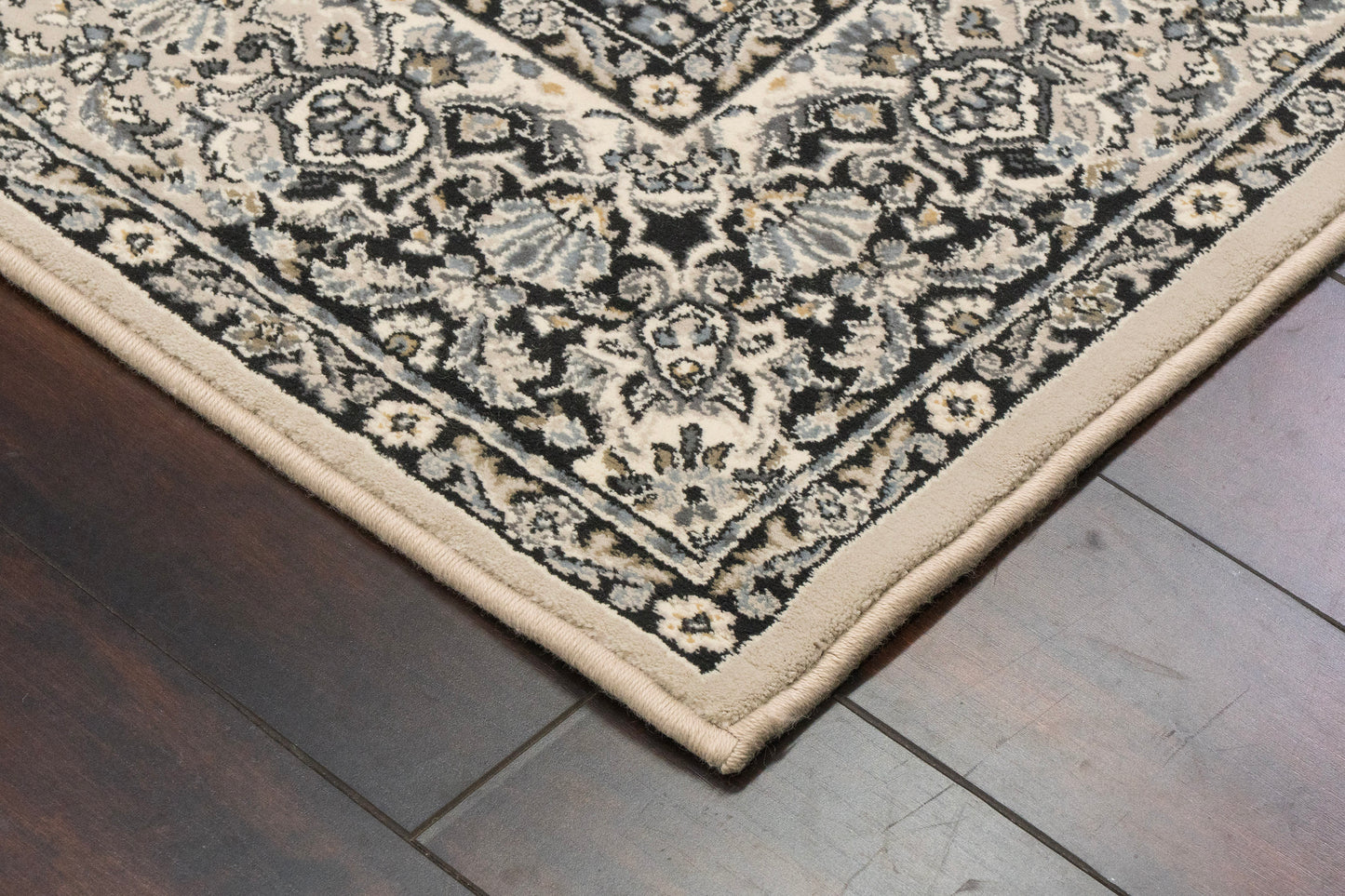Ancient Garden 57008-9696 Cream/Grey Area Rug