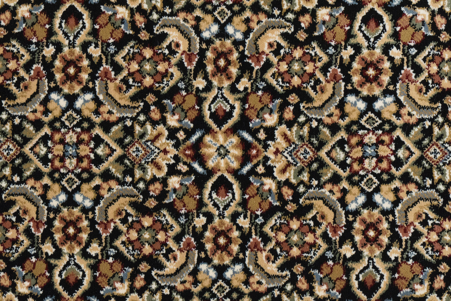 Ancient Garden 57011-3263 Black/Ivory Area Rug