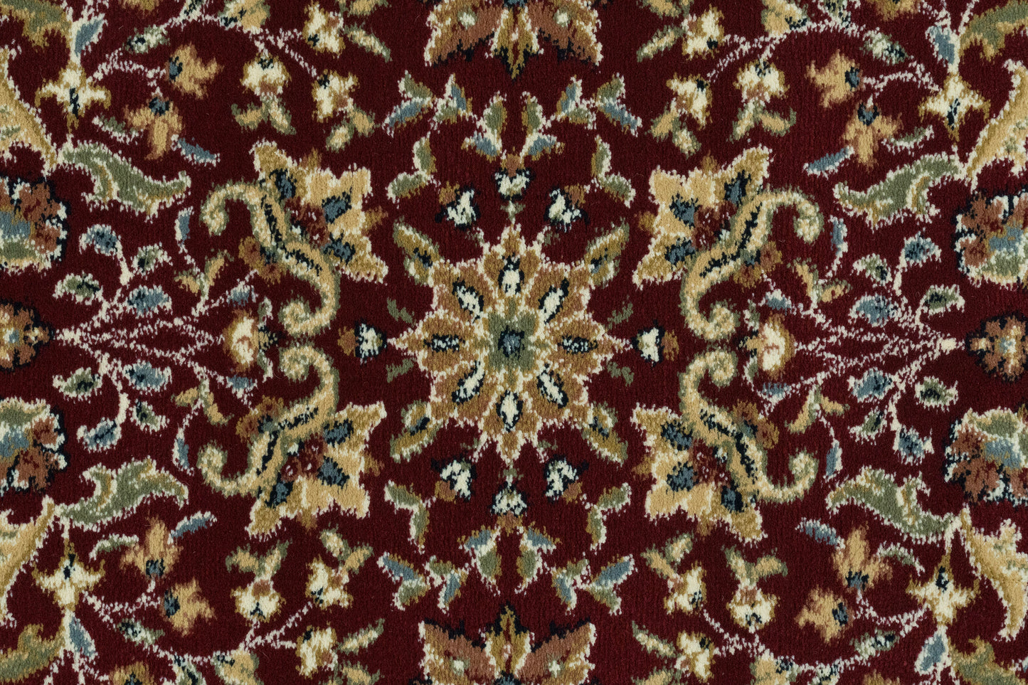 Ancient Garden 57078-1414 Red/Ivory Area Rug