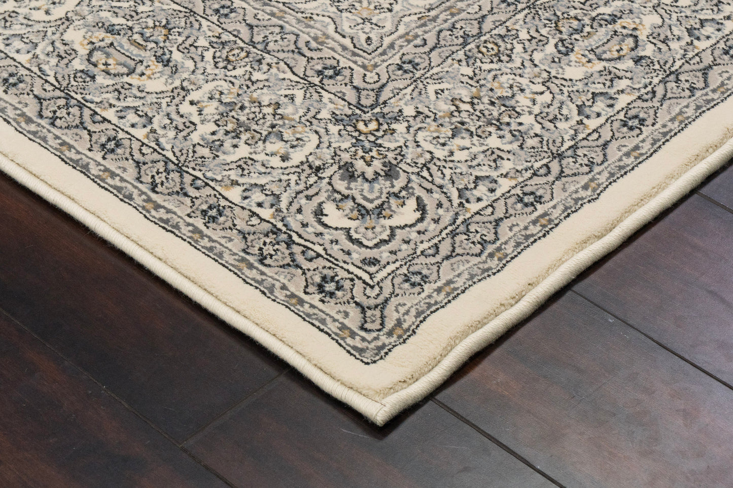 Ancient Garden 57090-6666 Cream/Grey Area Rug