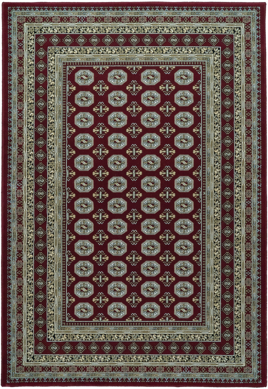 Ancient Garden 57102-1293 Red/Beige Area Rug