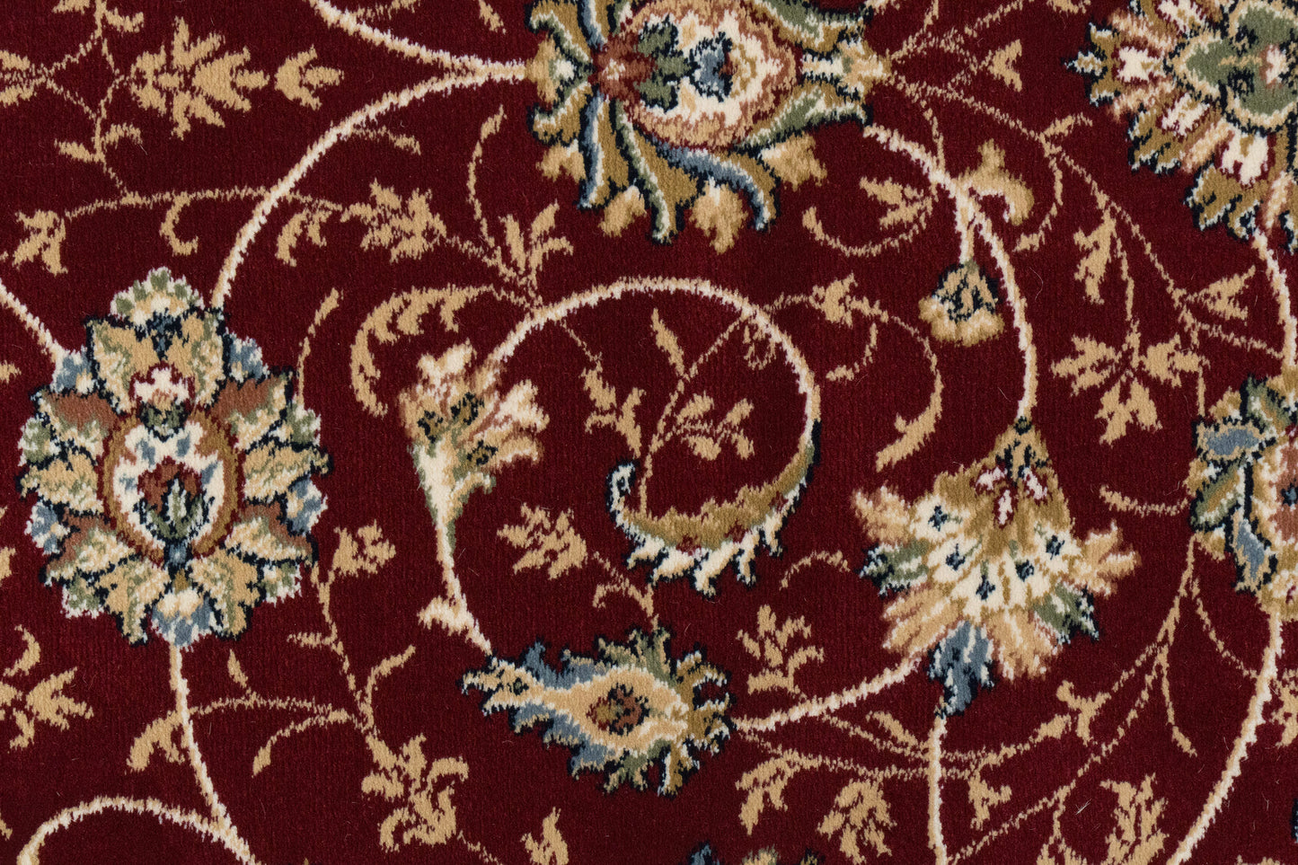 Ancient Garden 57120-1464 Red/Ivory Area Rug
