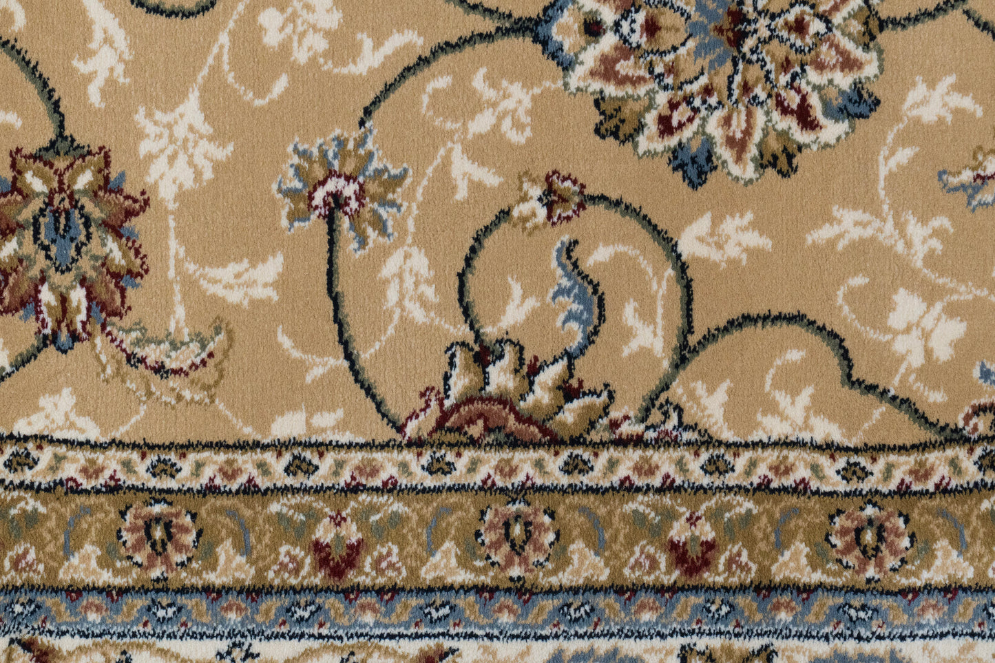 Ancient Garden 57120-2464 Light Gold/Ivory Area Rug