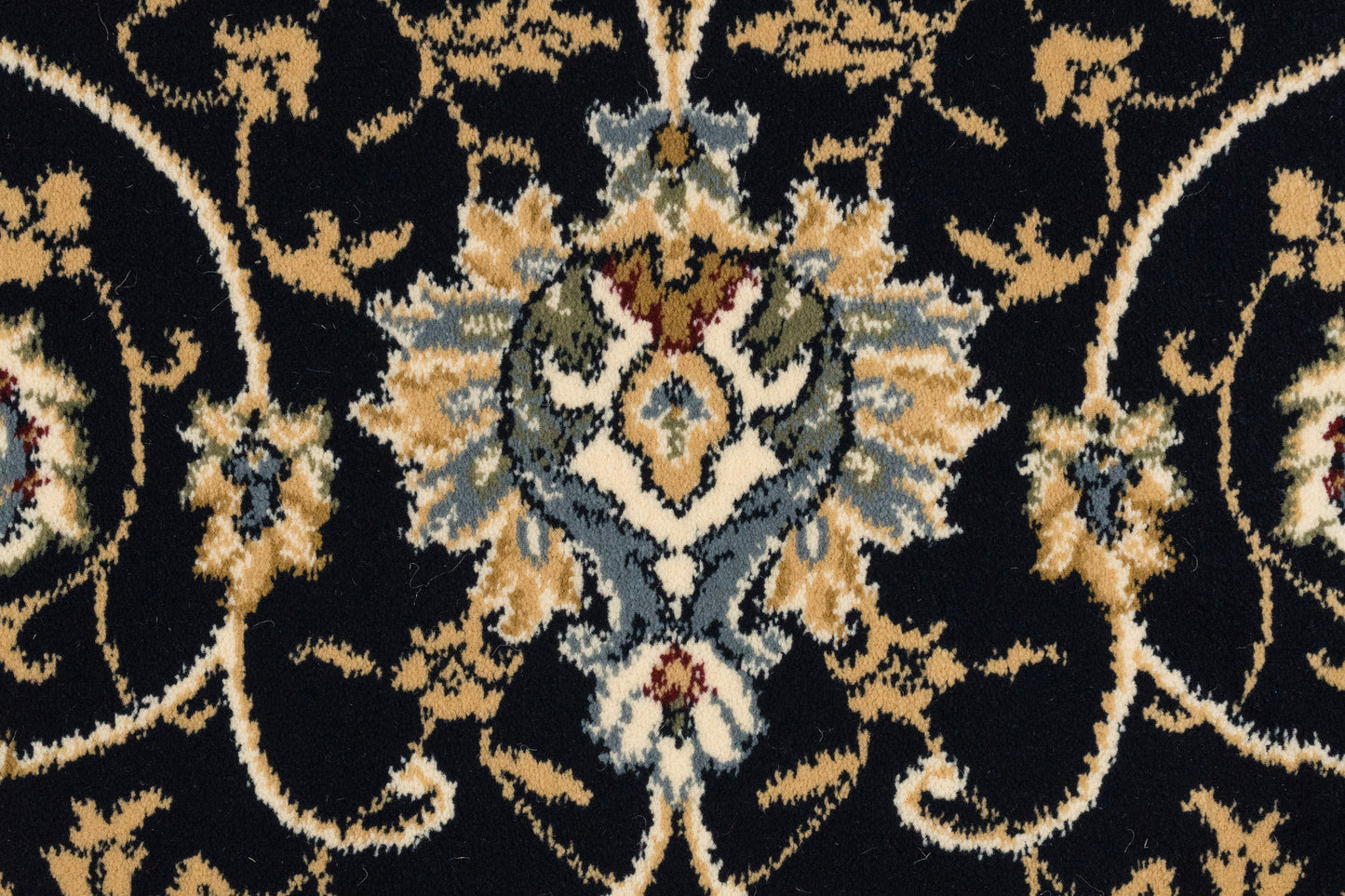 Ancient Garden 57120-3464 Blue/Ivory Area Rug