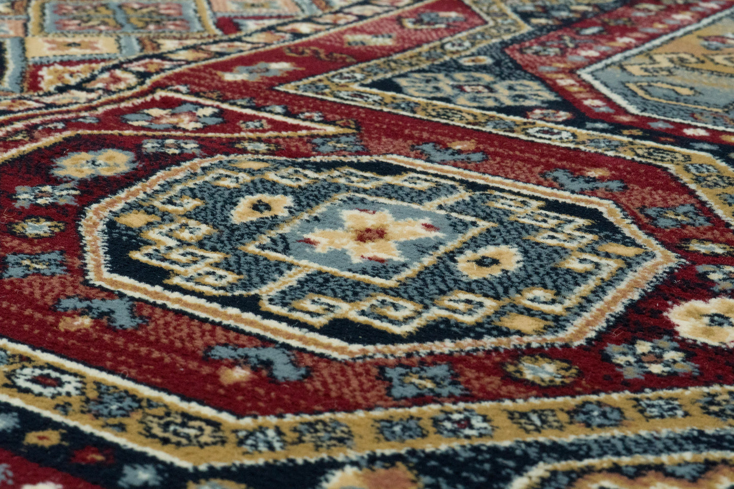 Ancient Garden 57147-1454 Red Area Rug