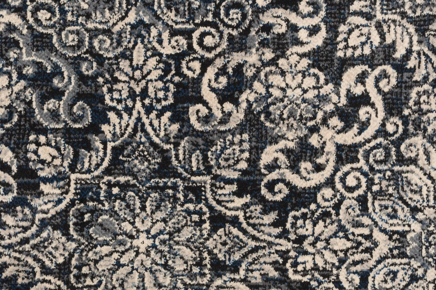 Ancient Garden 57162-3696 Steel Blue Area Rug