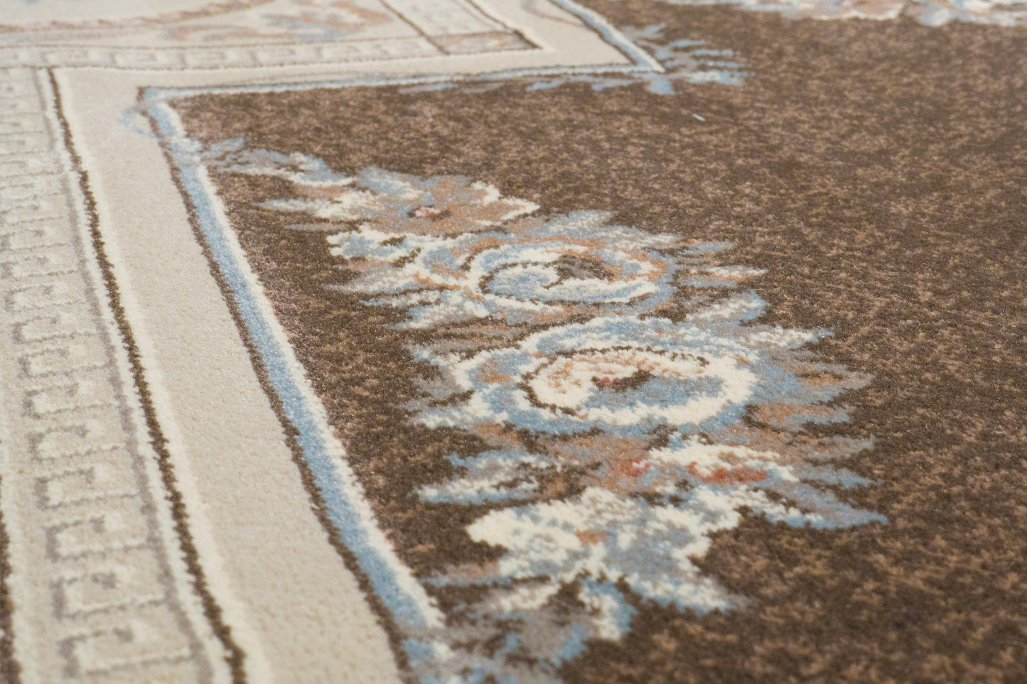 Ancient Garden 57226-3295 Brown/Cream Area Rug