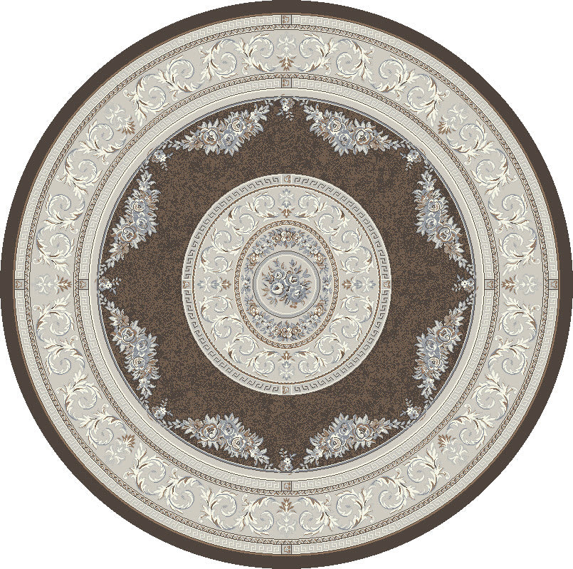 Ancient Garden 57226-3295 Brown/Cream Area Rug