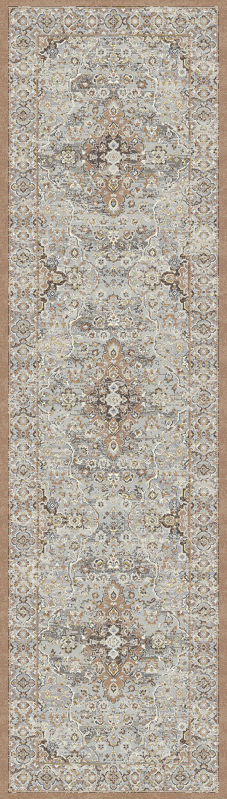 Ancient Garden 57275-9285 Beige/Multi Area Rug