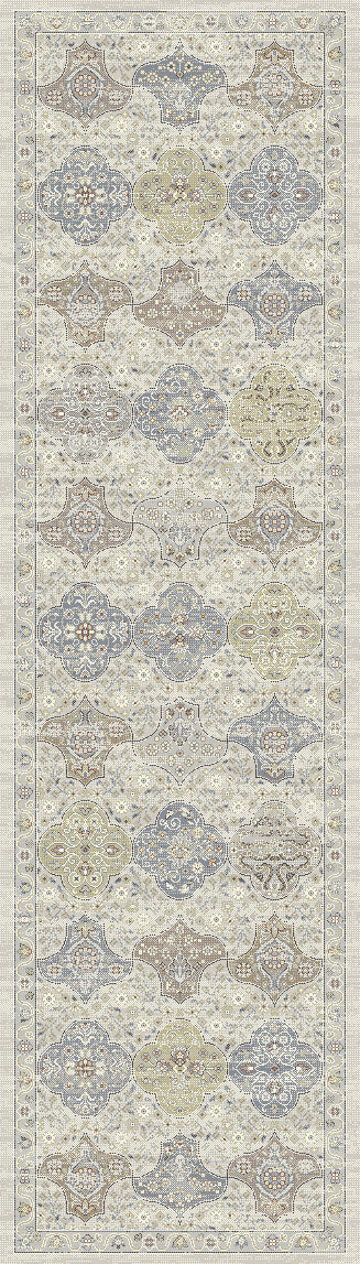 Ancient Garden 57279-9295 Cream/Multi Area Rug