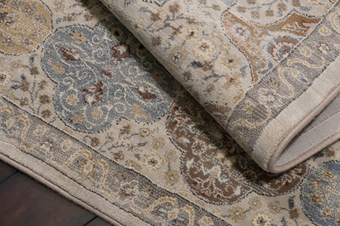 Ancient Garden 57279-9295 Cream/Multi Area Rug