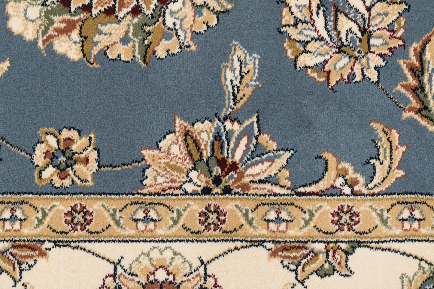 Ancient Garden 57365-5464 Light Blue/Ivory Area Rug