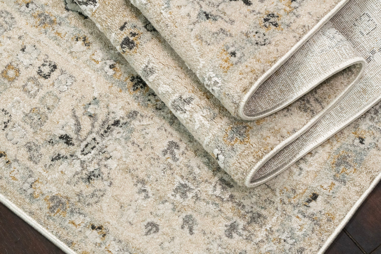 Annalise 7604-180 Cream/Beige Area Rug