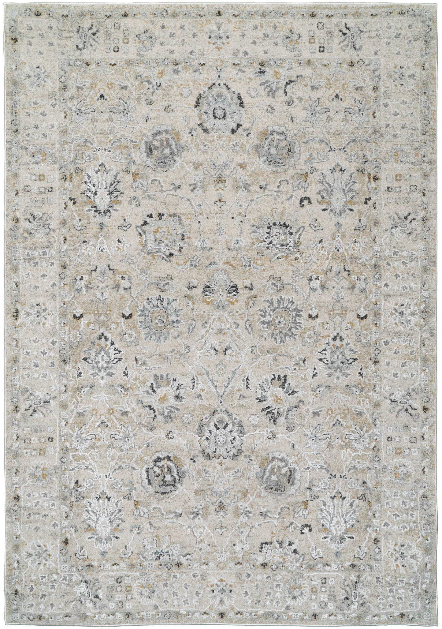 Annalise 7604-180 Cream/Beige Area Rug