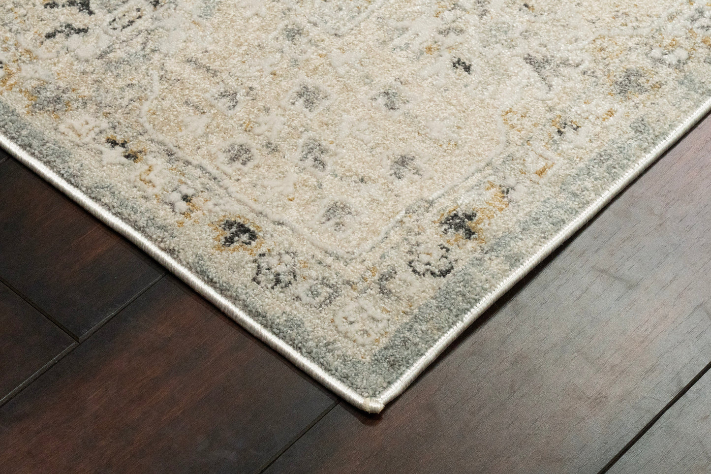 Annalise 7604-580 Blue/Beige Area Rug