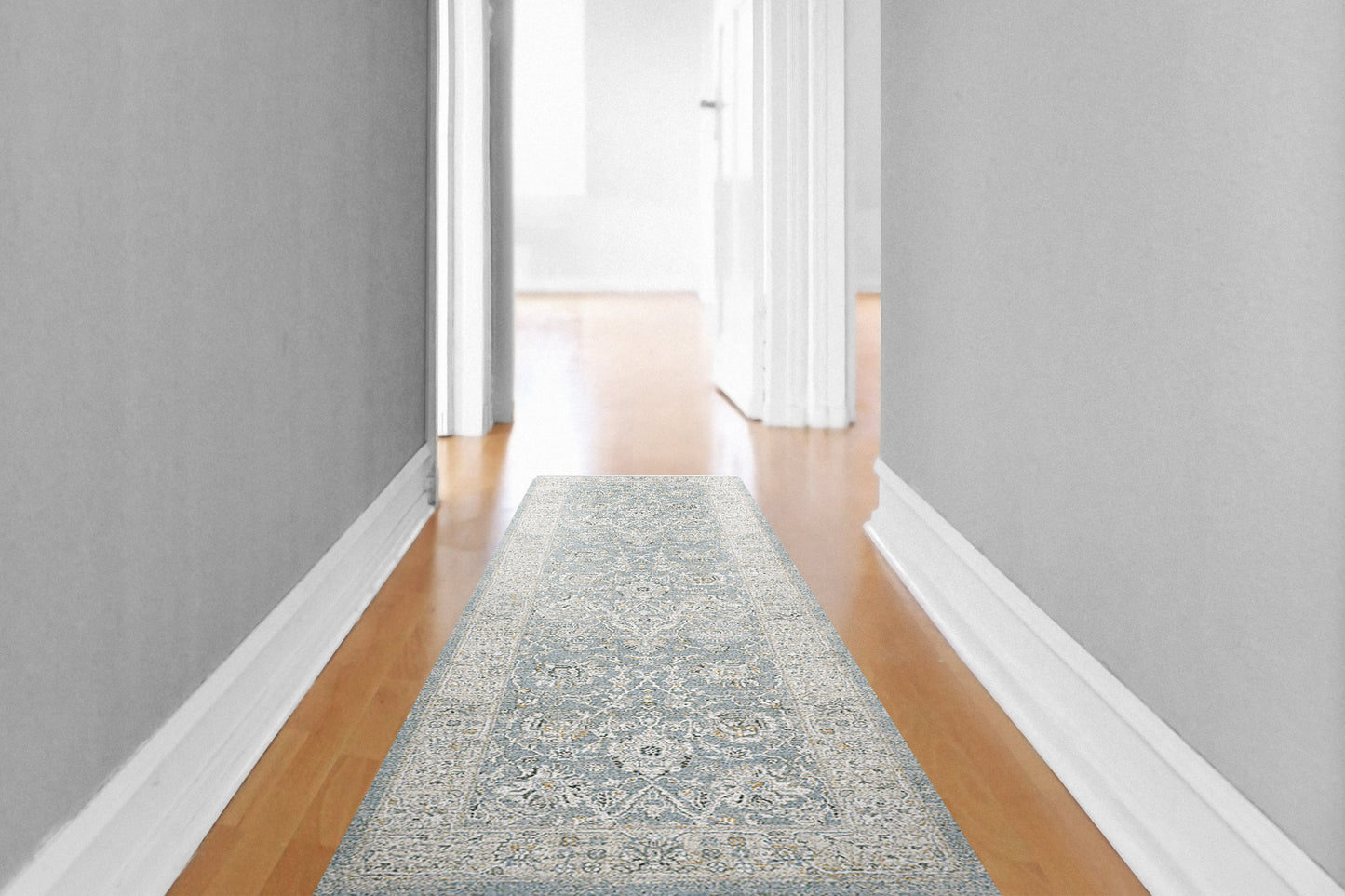 Annalise 7604-580 Blue/Beige Area Rug