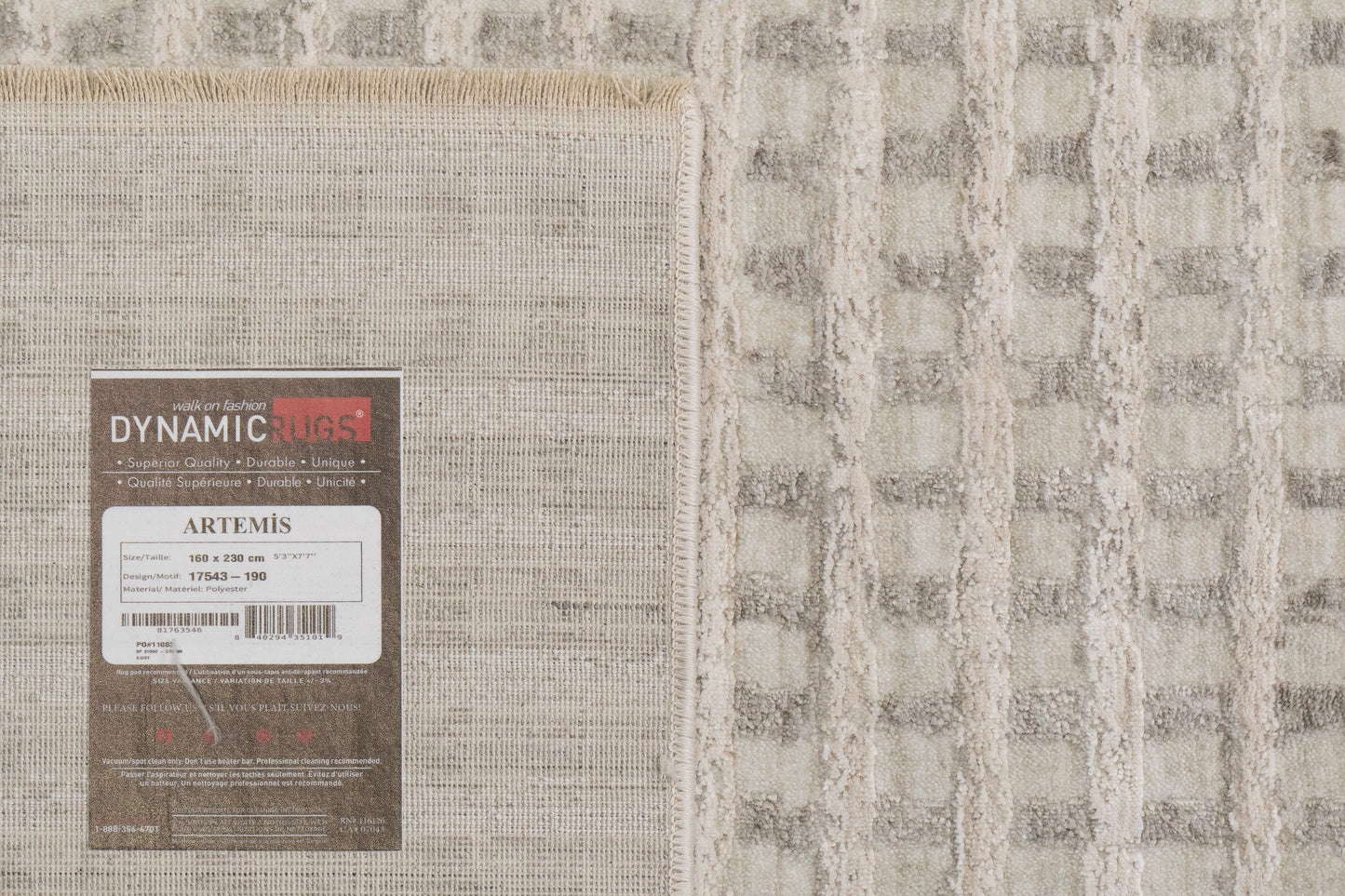 Artemis 17543-190 Ivory/Grey Area Rug