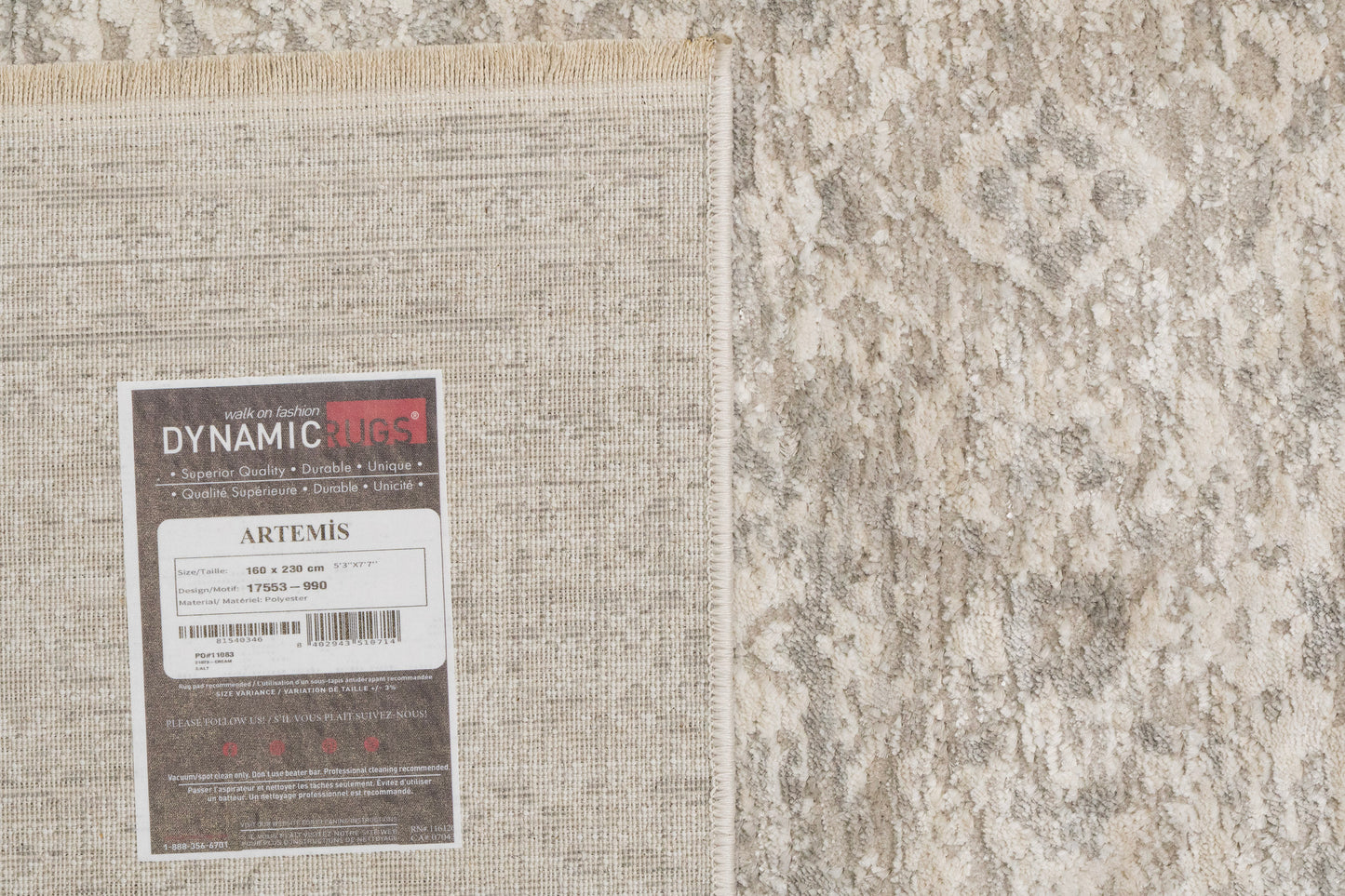 Artemis 17553-990 Grey Area Rug