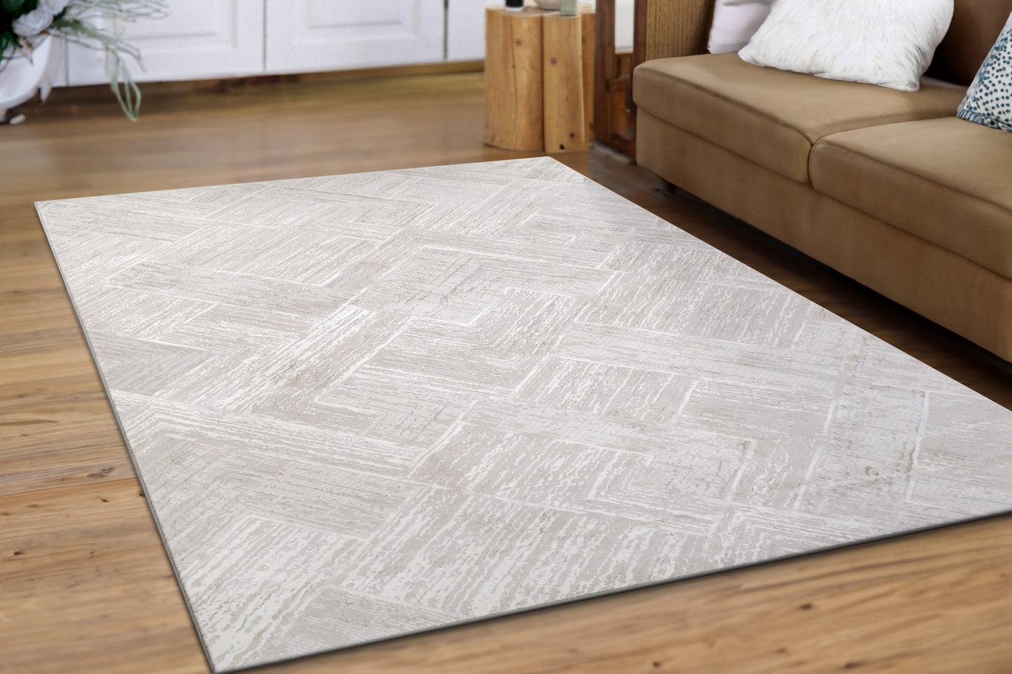 Atlas 2575-910 Grey/Ivory Area Rug