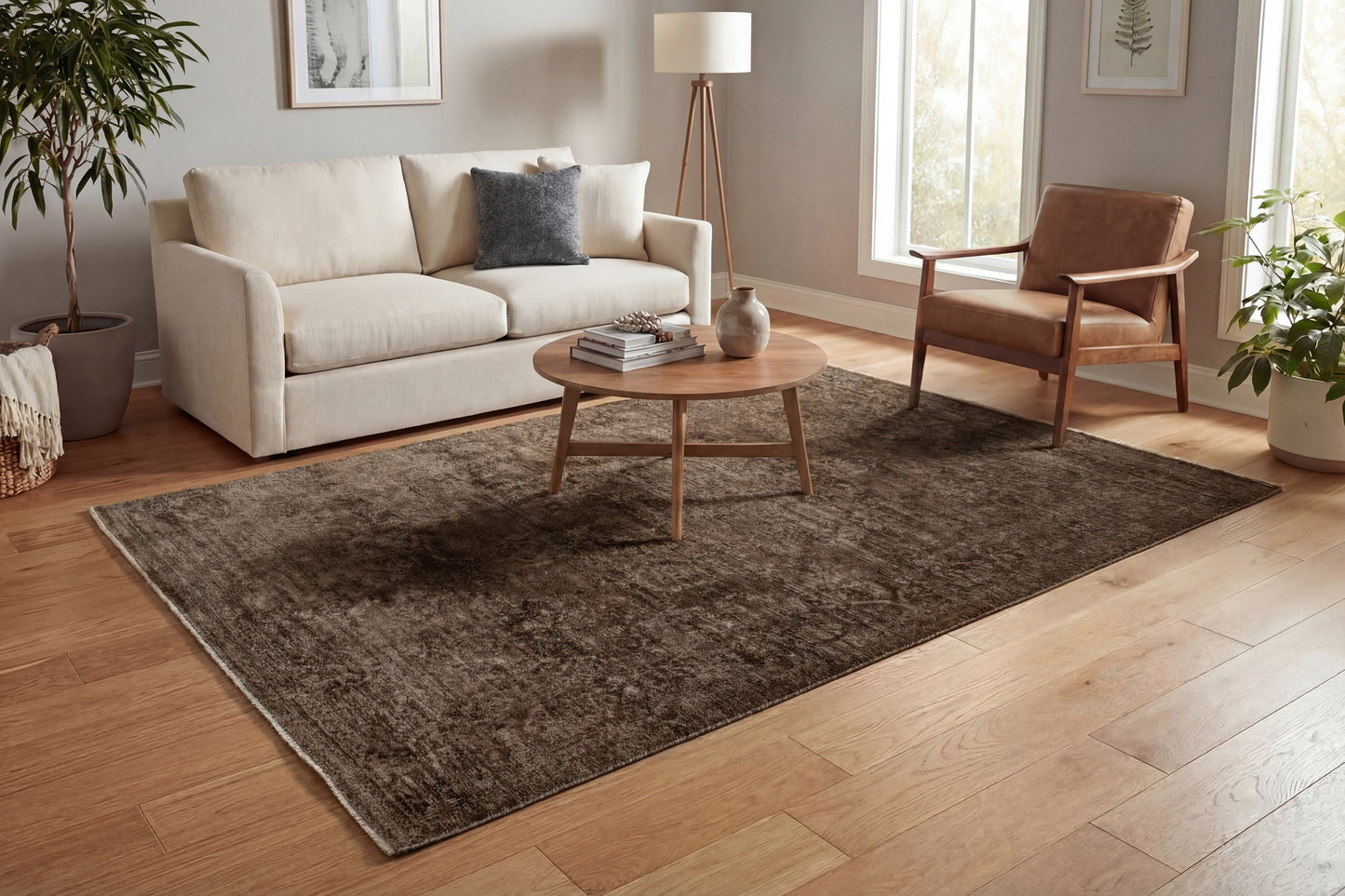 Atmos 11980-880 Brown/Beige Area Rug