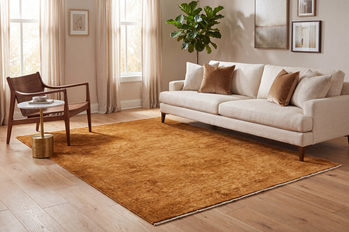 Atmos 11980-600 Rust Area Rug