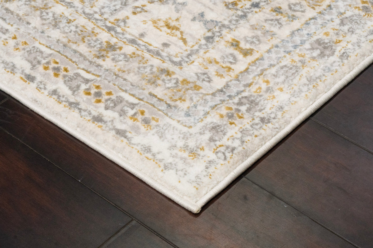 Azure 12583-189 Ivory/Beige/Grey Area Rug