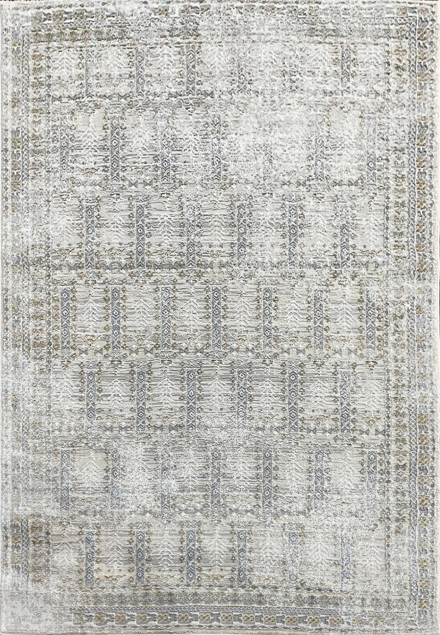 Azure 12583-189 Ivory/Beige/Grey Area Rug