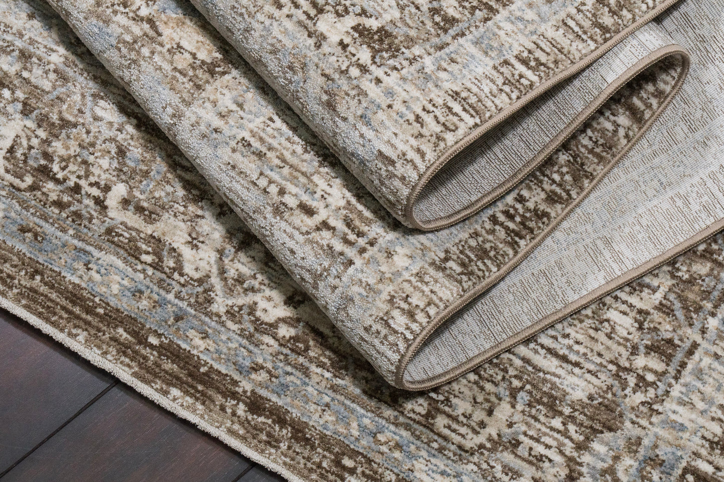 Bliss 17587-890 Beige/Grey Area Rug