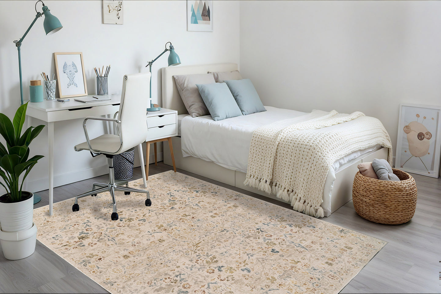 Bloomfield 19601-199 Cream/Multi Area Rug