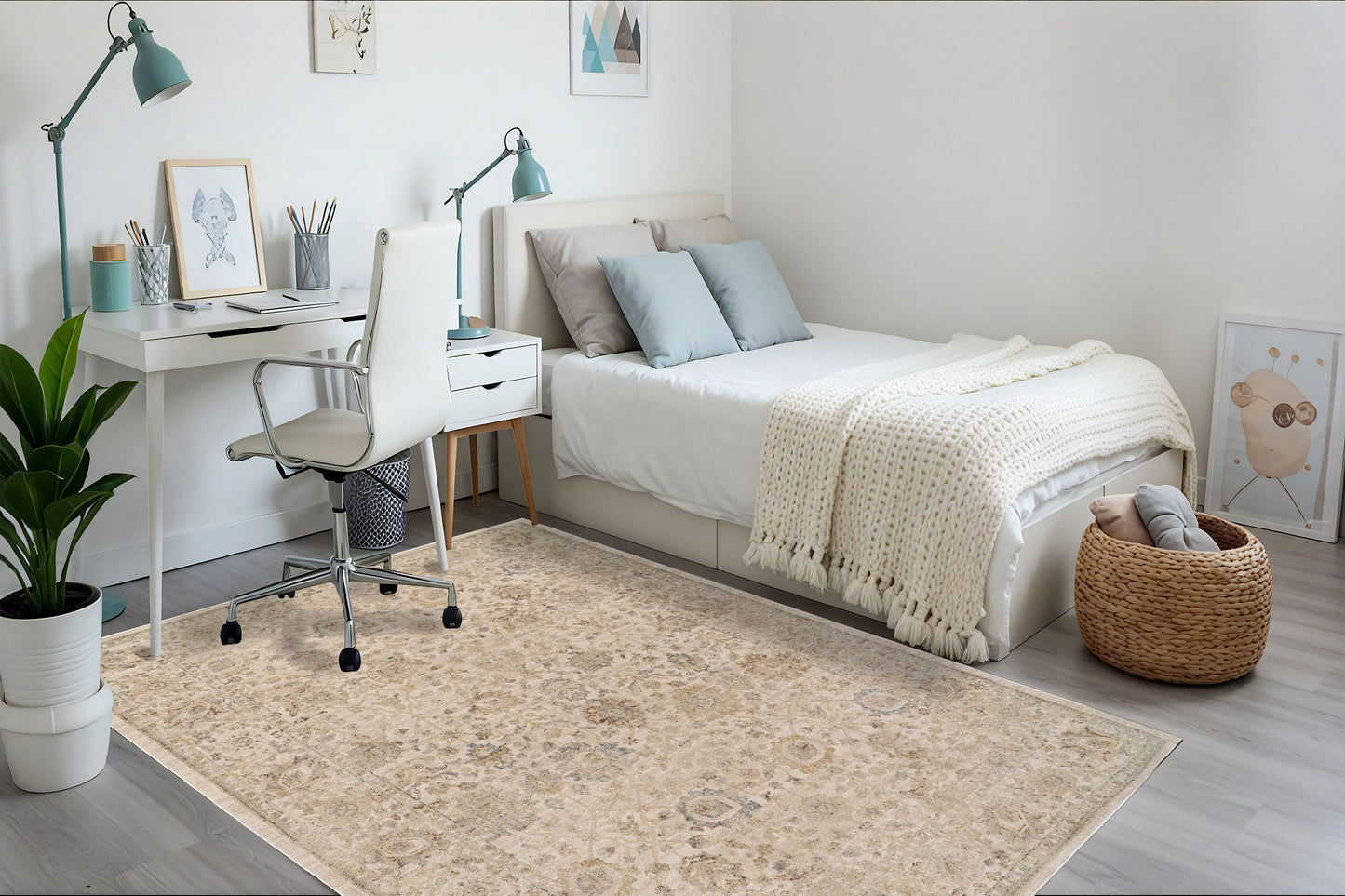 Bloomfield 19606-891 Beige/Grey/Cream Area Rug