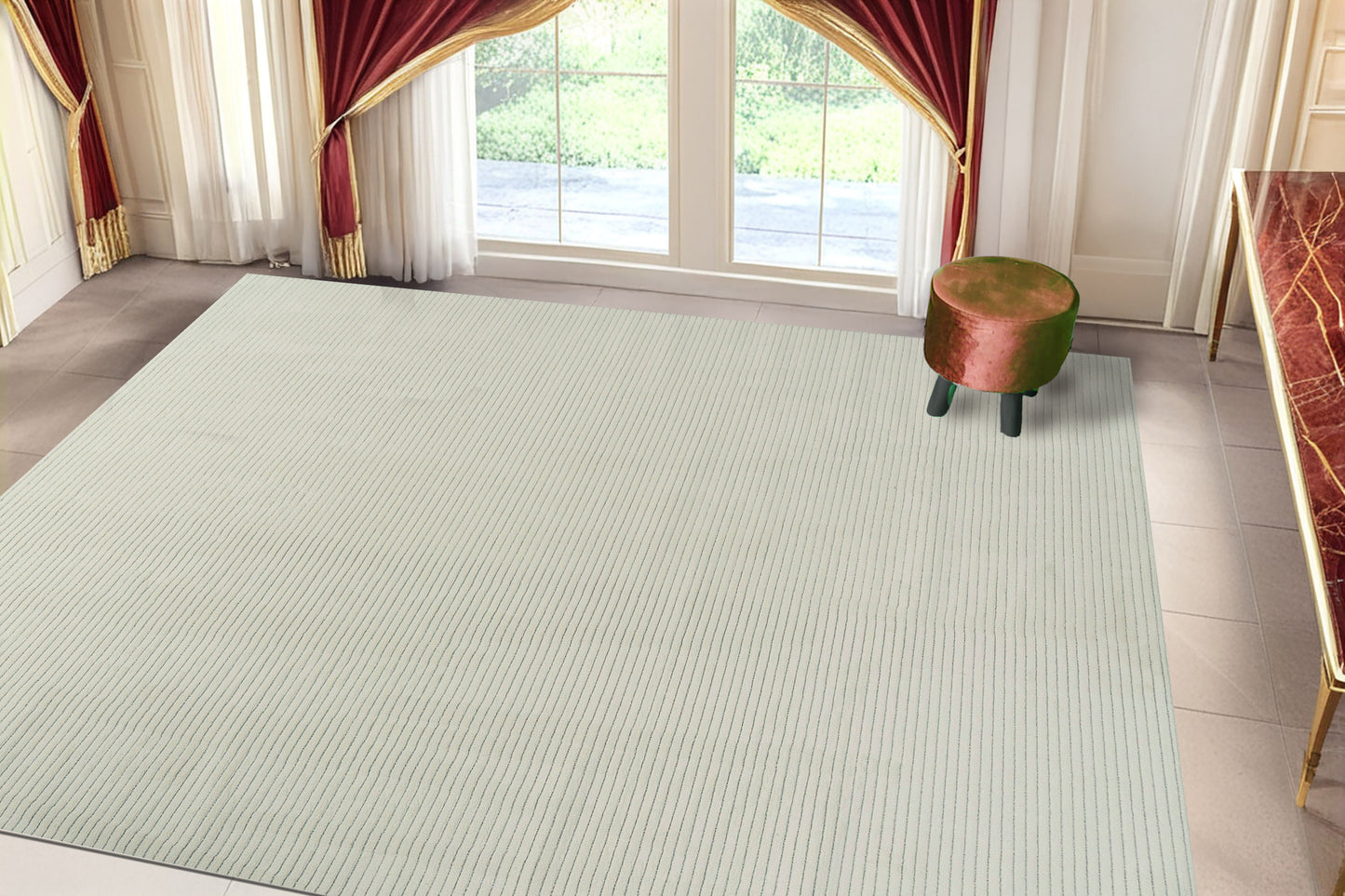 Boutique 19480-190 Ivory/Grey Area Rug
