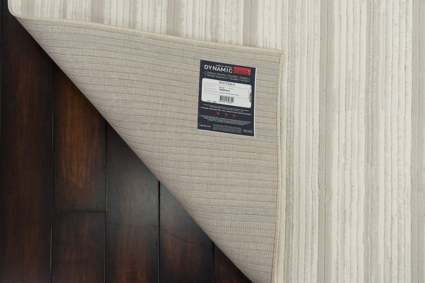 Boutique 19480-910 Grey/Cream Area Rug