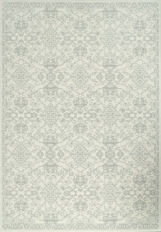 Boutique 19483-910 Grey/Cream Area Rug