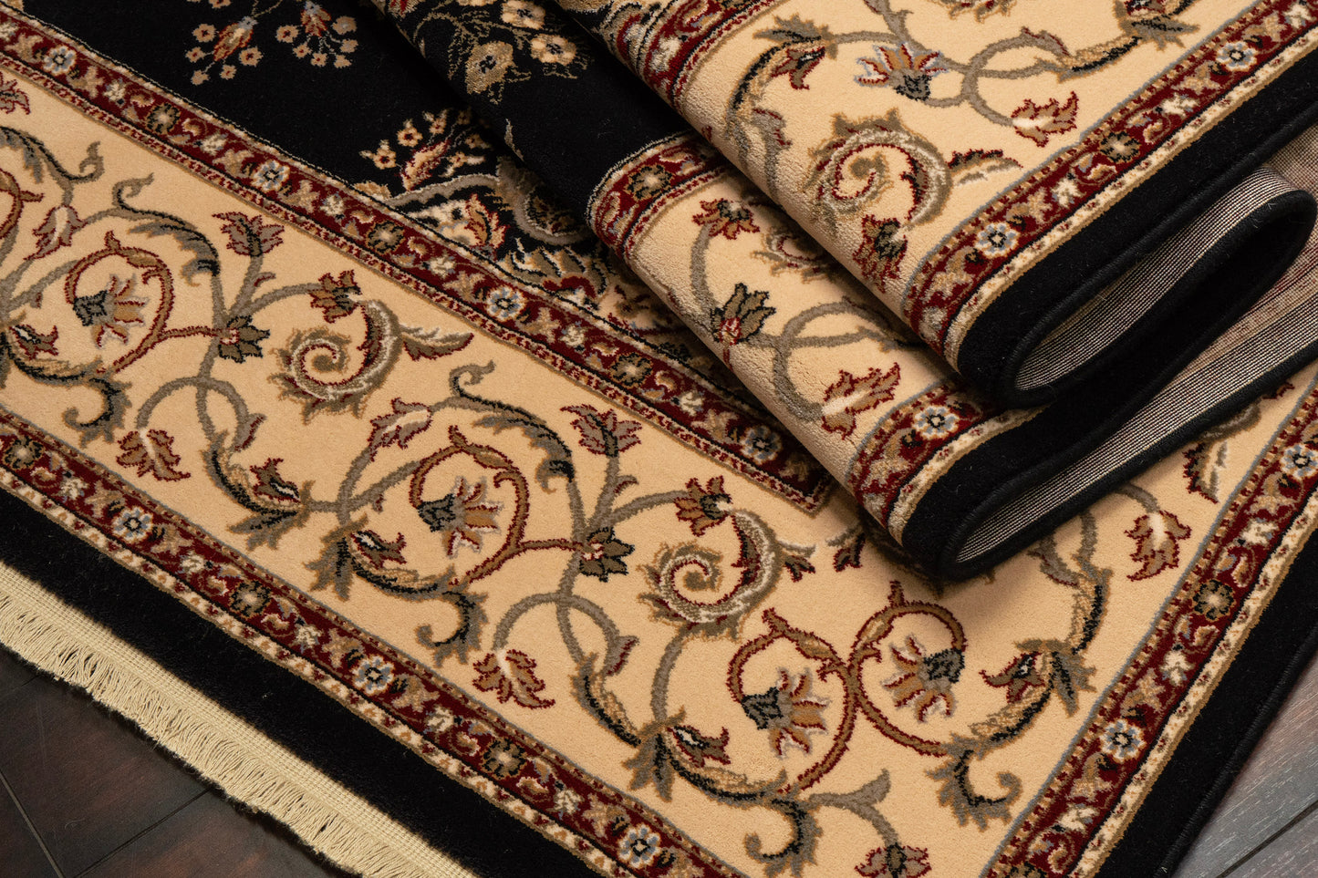 Brilliant 7201-090 Black Area Rug