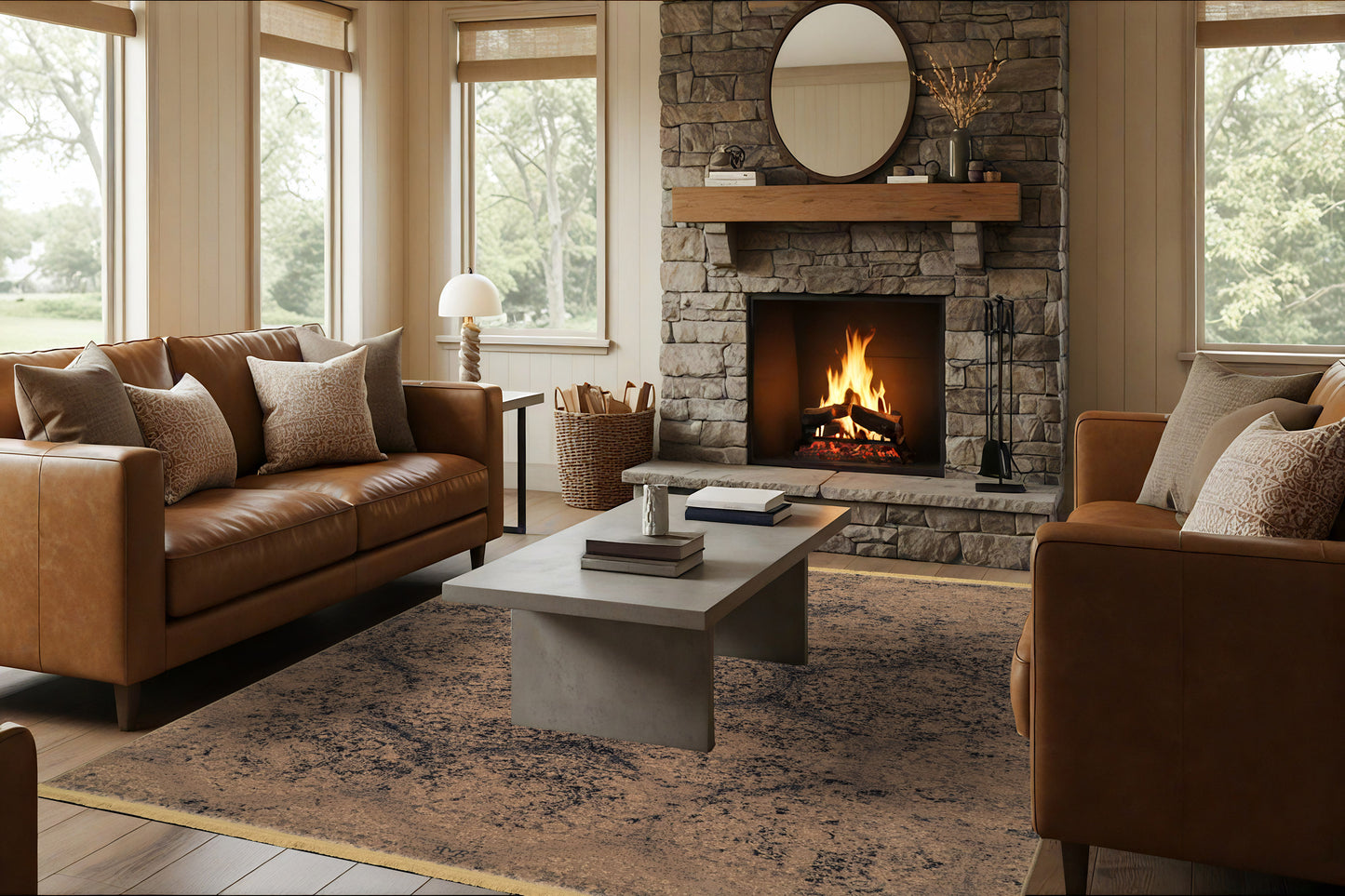 Brilliant 72413-900 Blue Area Rug
