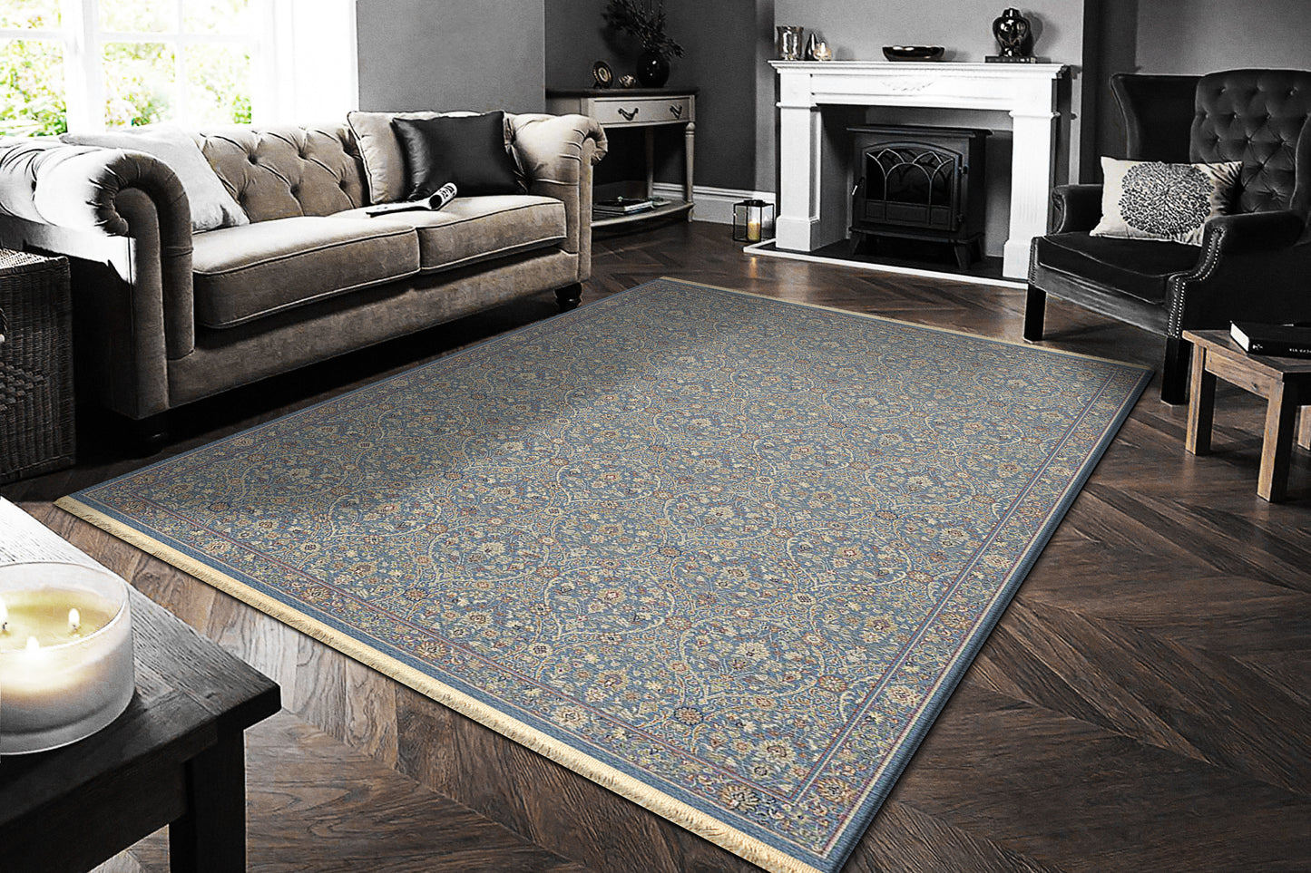 Brilliant 7278-900 Blue Area Rug