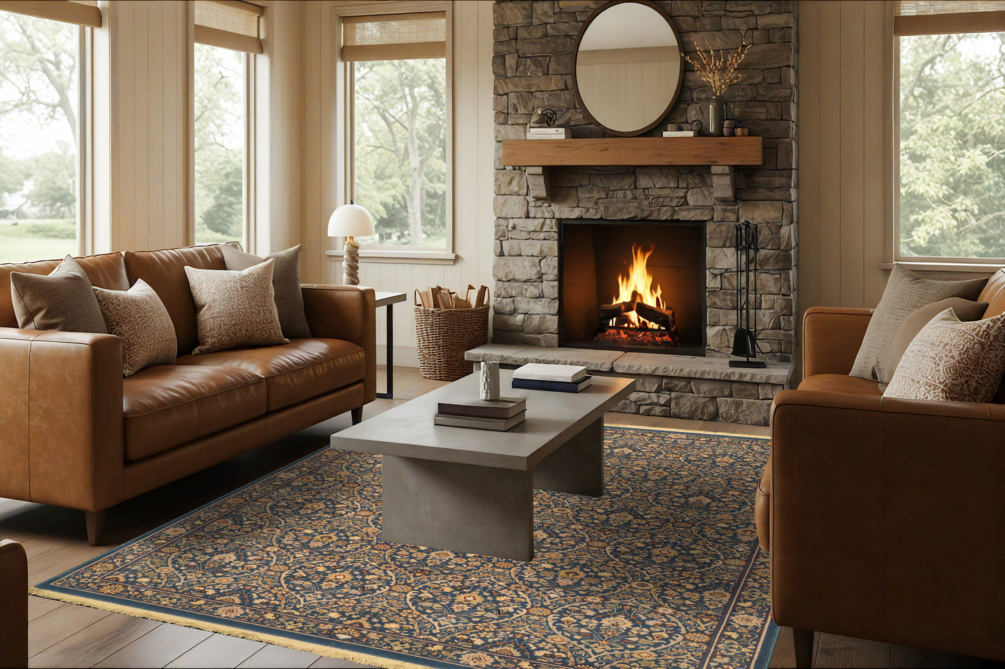 Brilliant 7278-900 Blue Area Rug