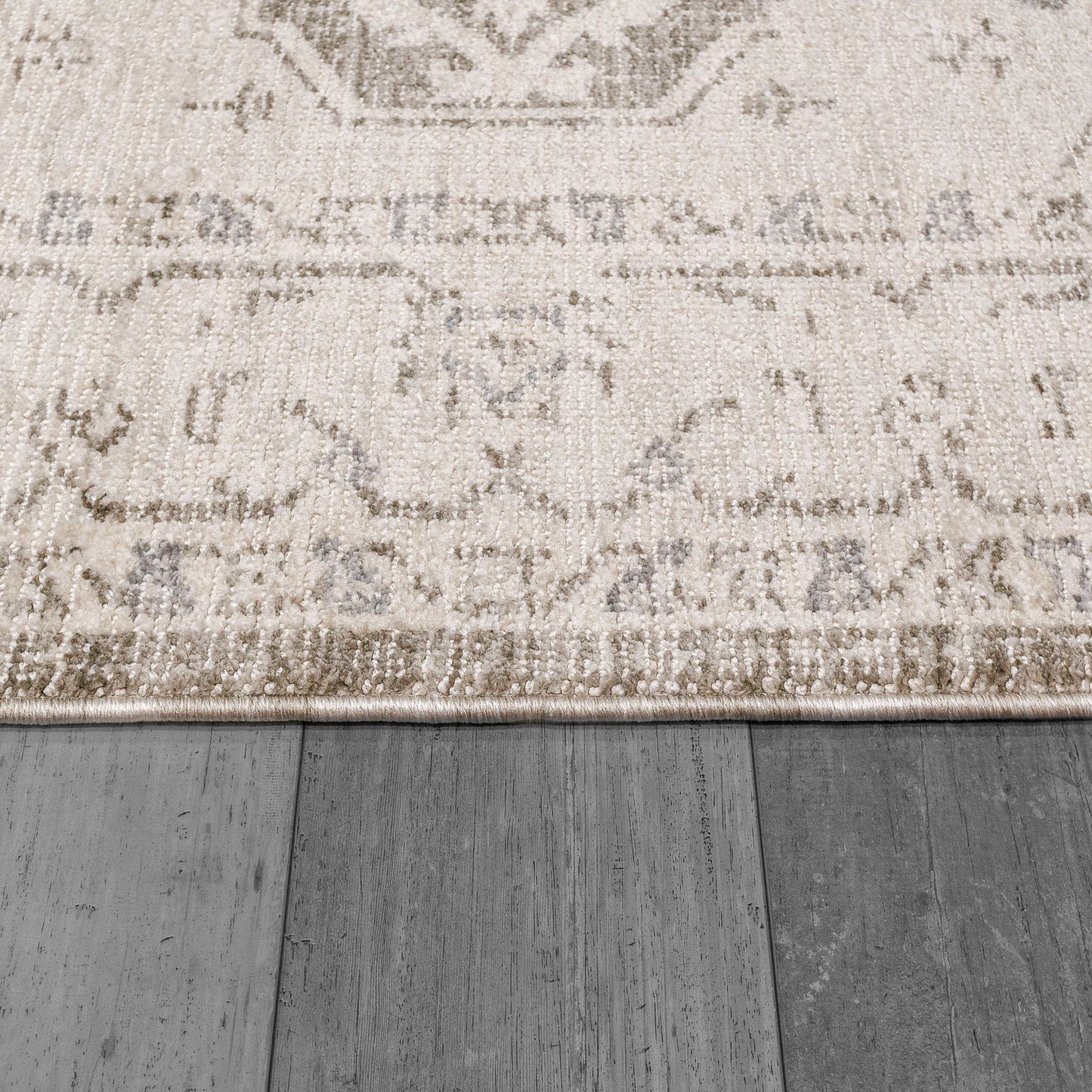 Calypso 13500-190 Ivory / Grey Area Rug