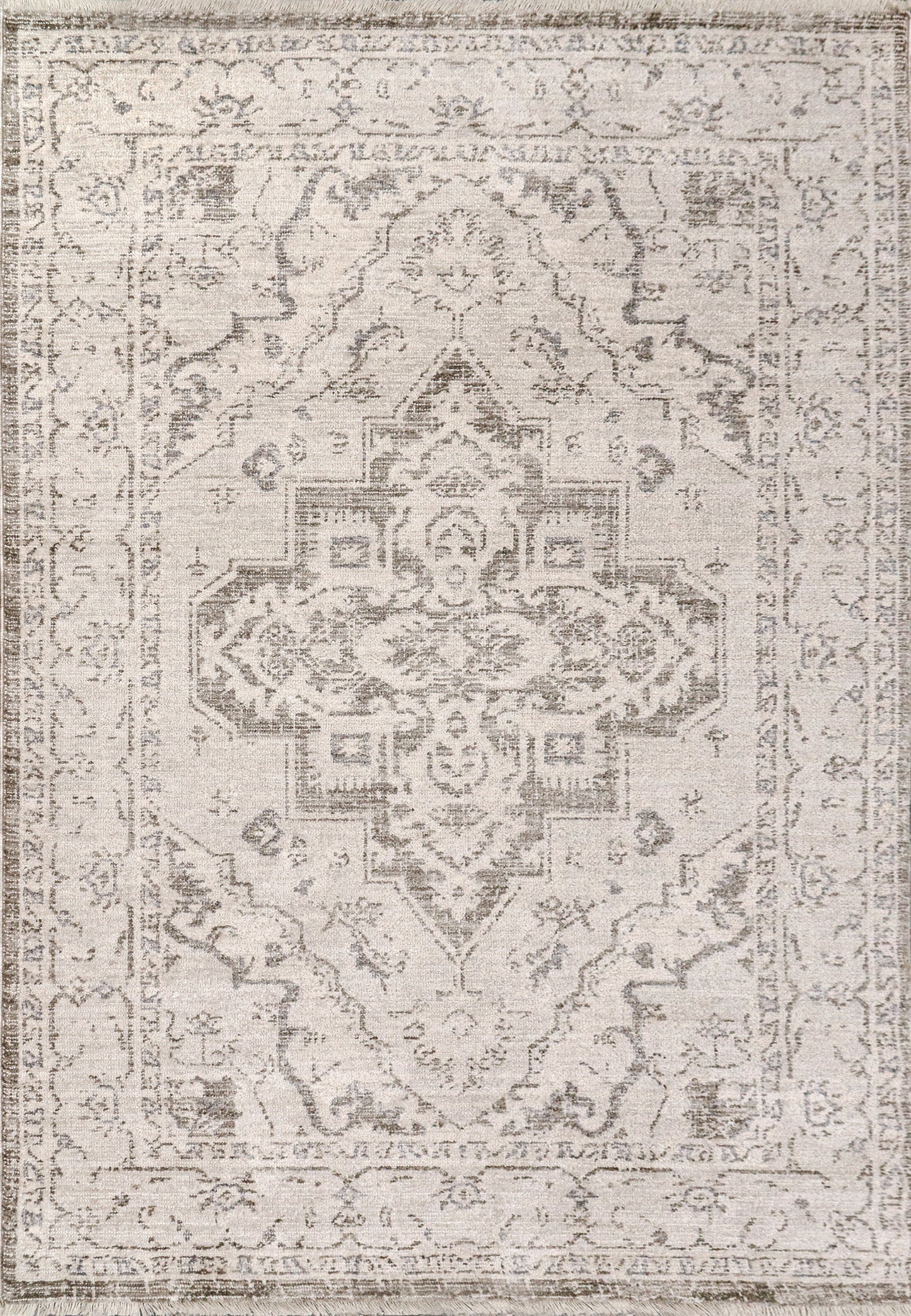 Calypso 13500-190 Ivory / Grey Area Rug