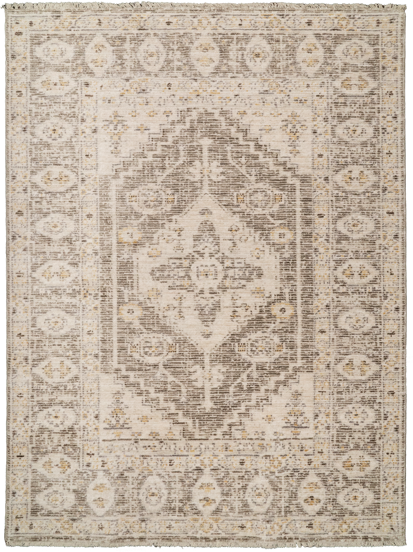 Calypso 13501-190 Ivory / Grey Area Rug