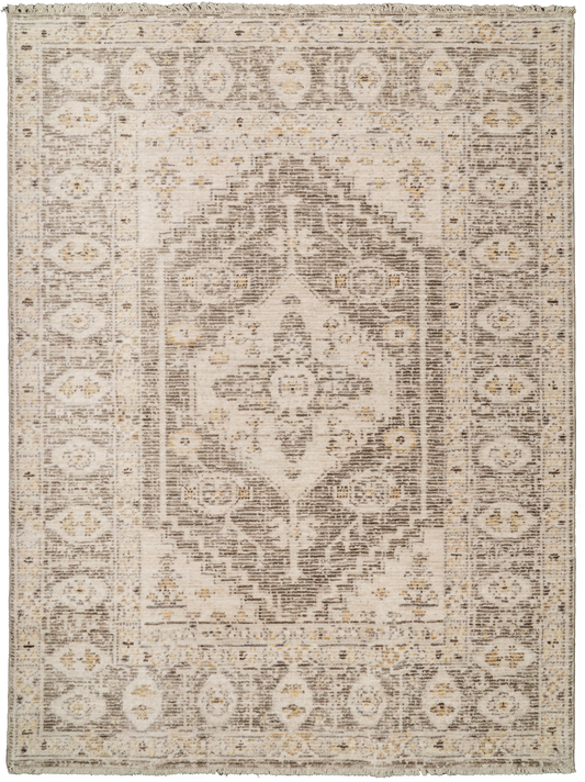 Calypso 13501-190 Ivory / Grey Area Rug