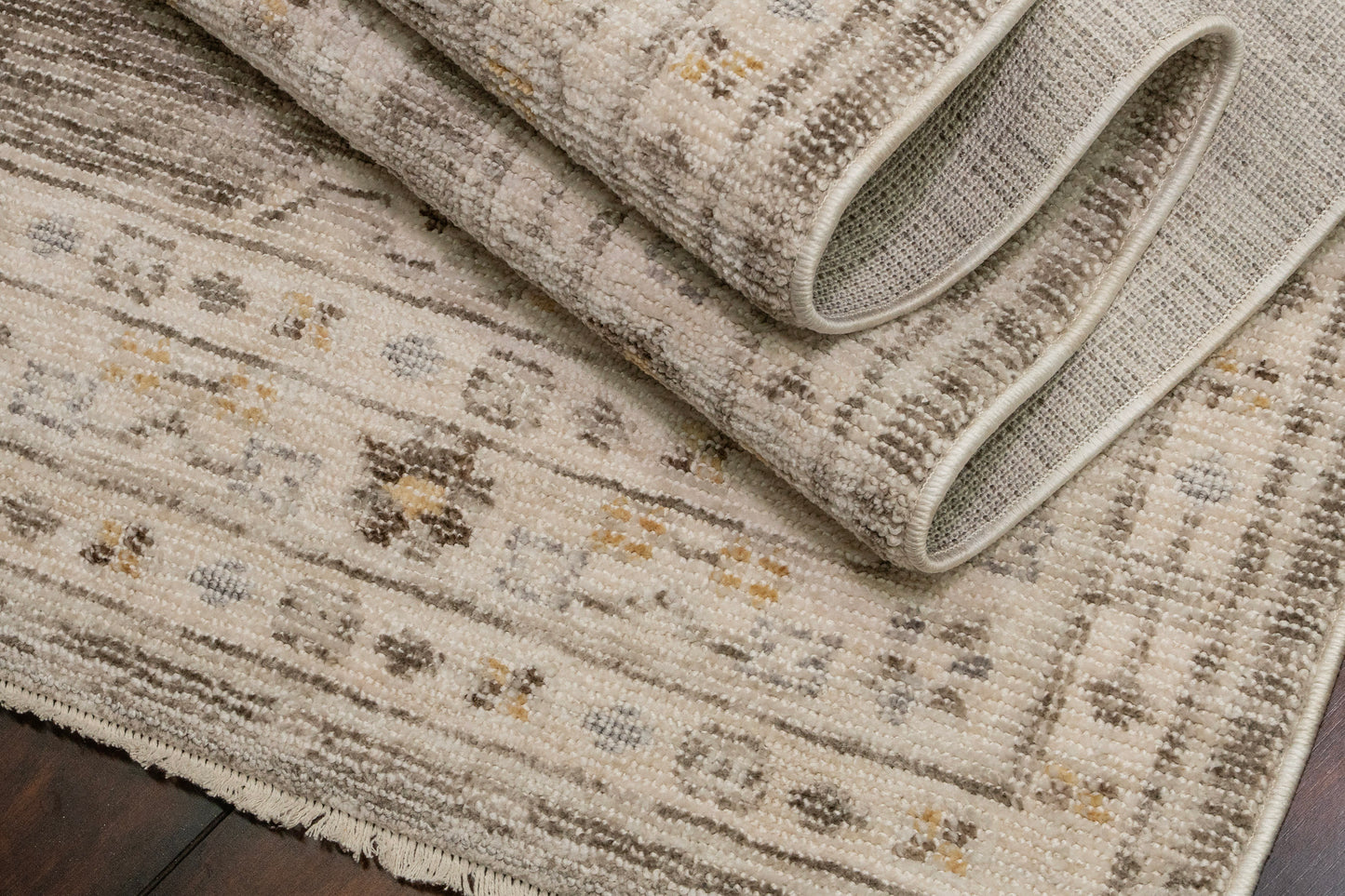 Calypso 13503-190 Ivory / Grey Area Rug