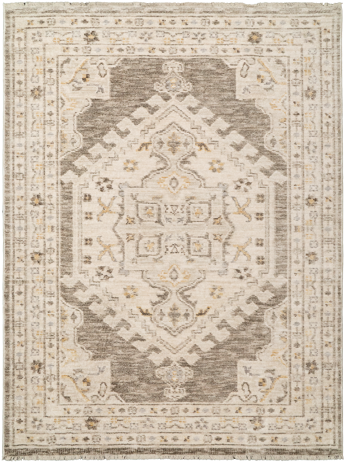Calypso 13503-190 Ivory / Grey Area Rug