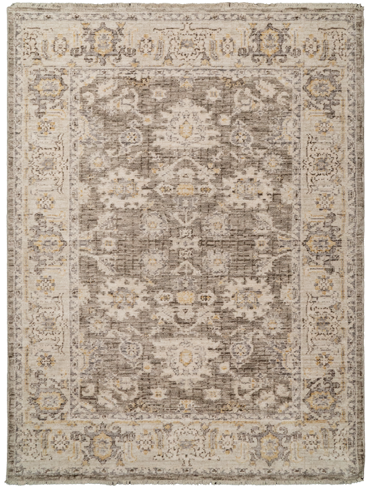 Calypso 13505-190 Ivory / Grey Area Rug