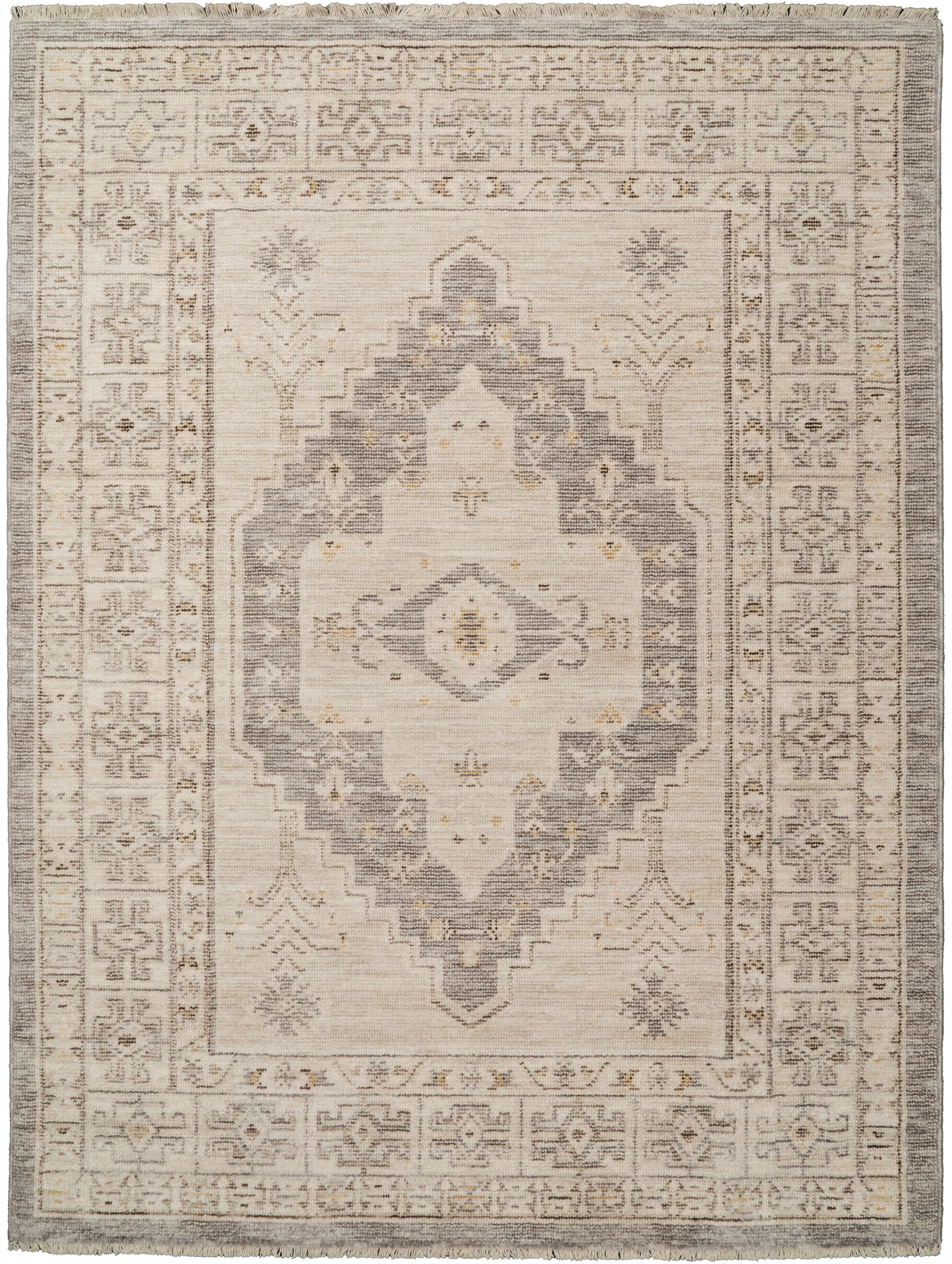 Calypso 13506-190 Ivory / Grey Area Rug