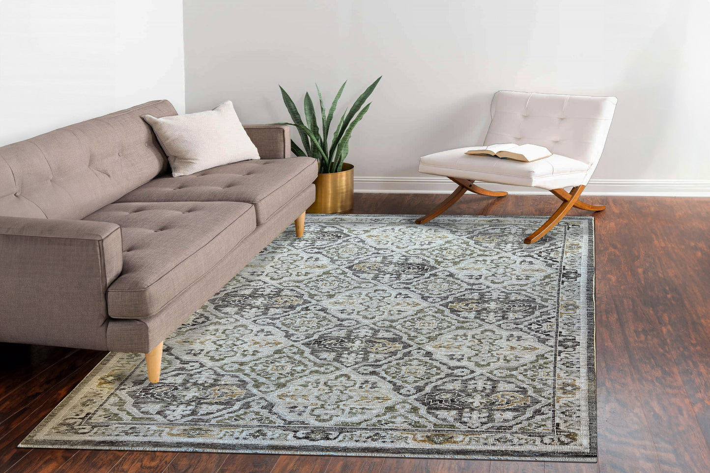 Calypso 13512-199 Cream/Grey/Multi Area Rug