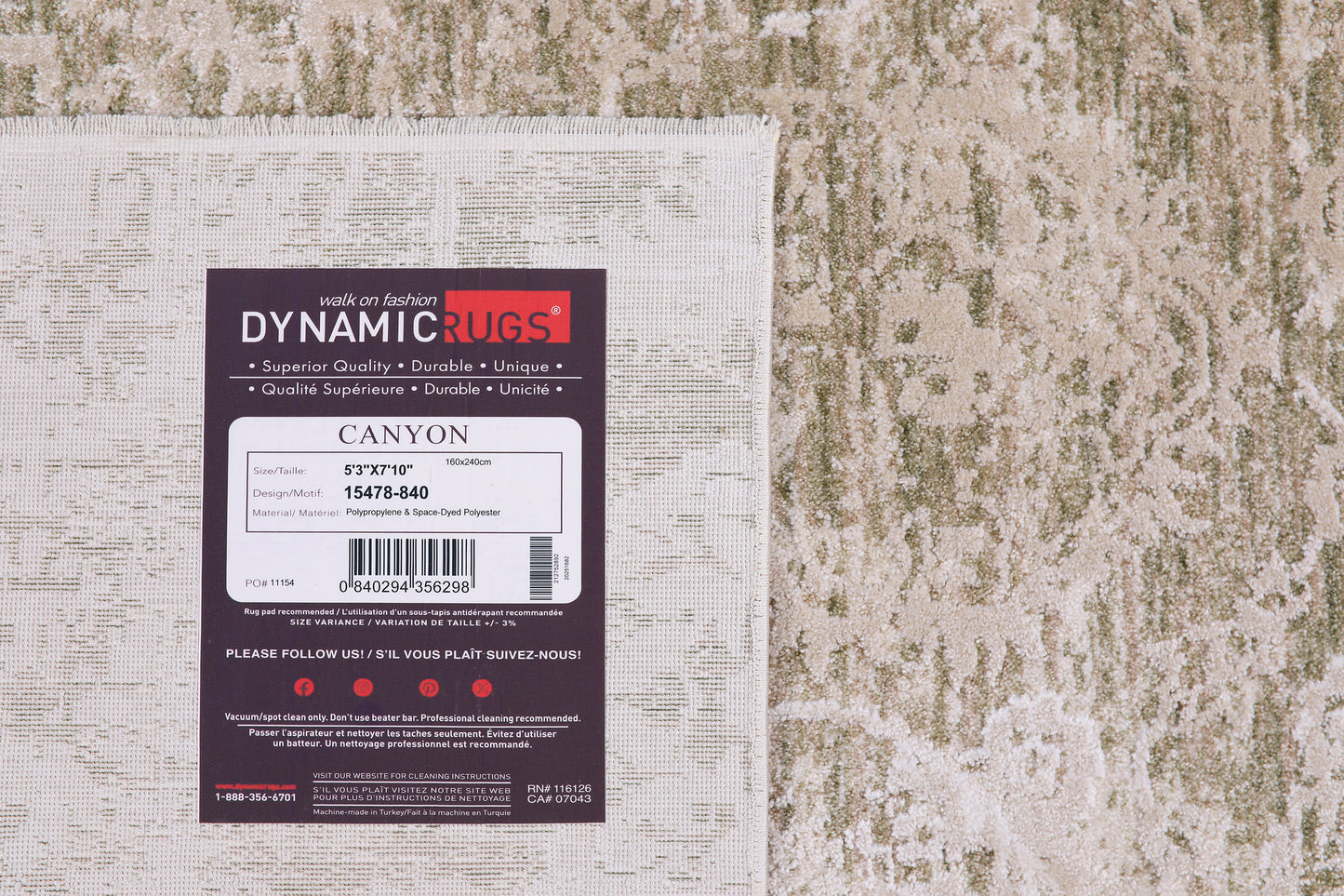 Canyon 15478-840 Beige/Sage Area Rug